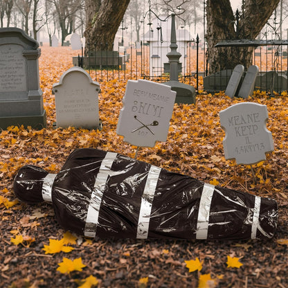 5Ft Hanging Corpse Dead Victim Props Scary Inflatable Halloween Decorations Outdoor, Creepy Body Haunted House Decor Props for Indoor Lawn Yard Party Garden